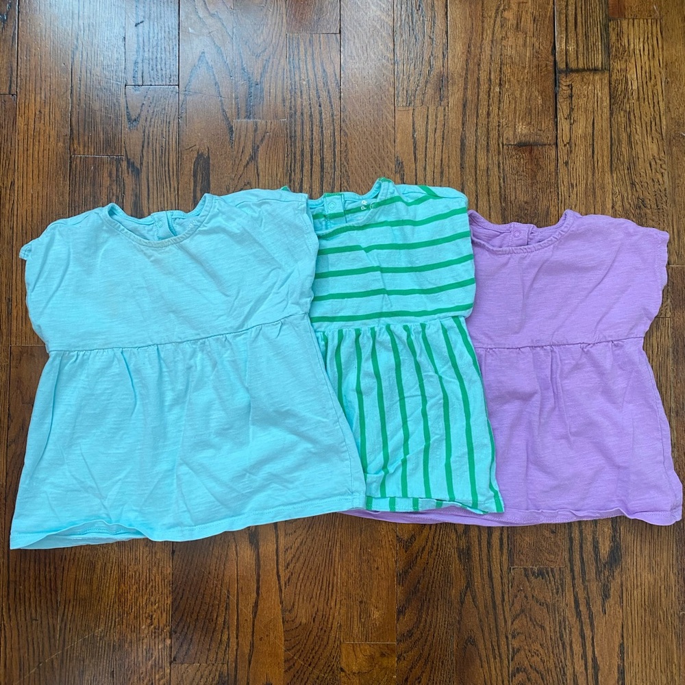 Set of Three Primary 18-24m Baby Legging Tee